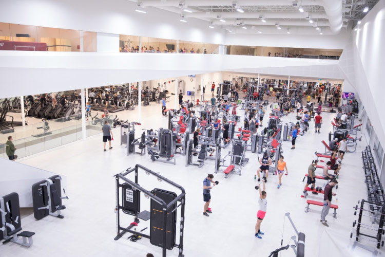 Fitness Centre in the Guelph Gryphons Athletics Centre (photo courtesy of the University of Guelph)