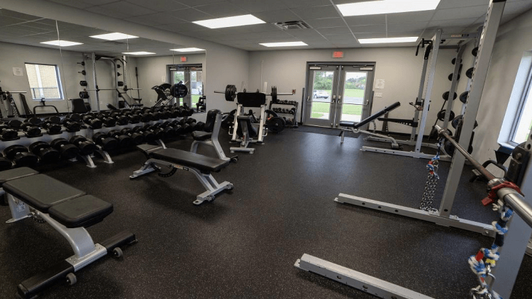 Florida College Weight Room