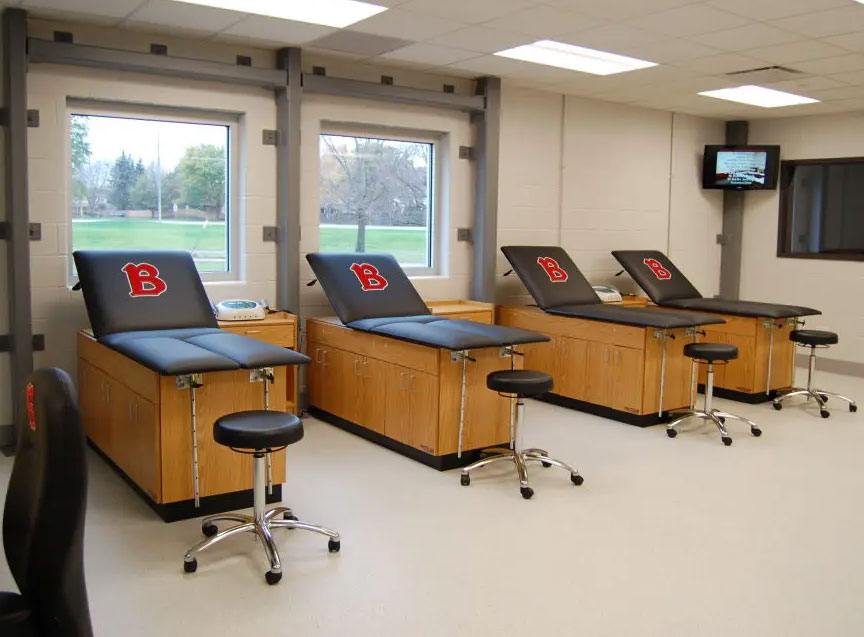 Dan and Ada Rice Center athletic training room