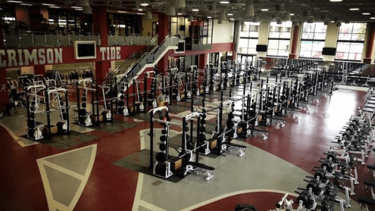 Alabama strength and conditioning complex