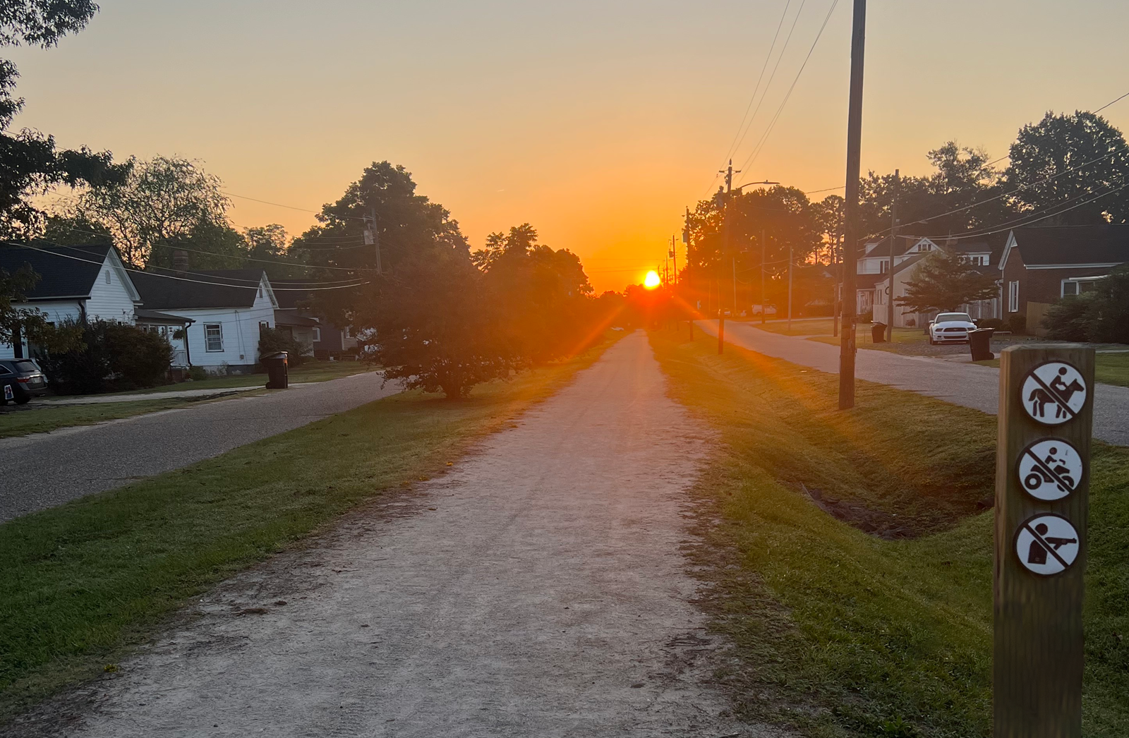 Training trails on the Dunn-Erwin Rail-Trails system