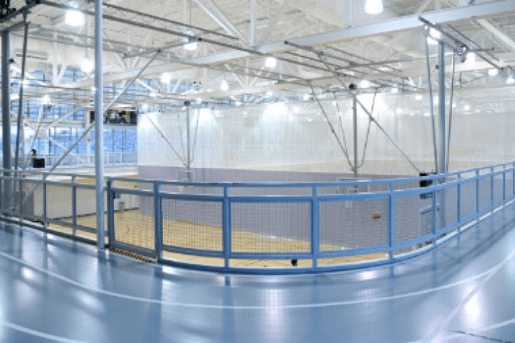 (209) Adelphi University - Suspended Indoor Track