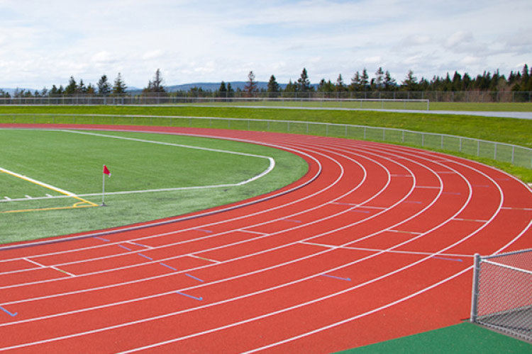 Jeux Canada Games Stadium in Saint John (photo courtesy of Saint John Track & Field Club)