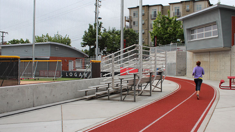 Seattle University Park 2 Lanes Track