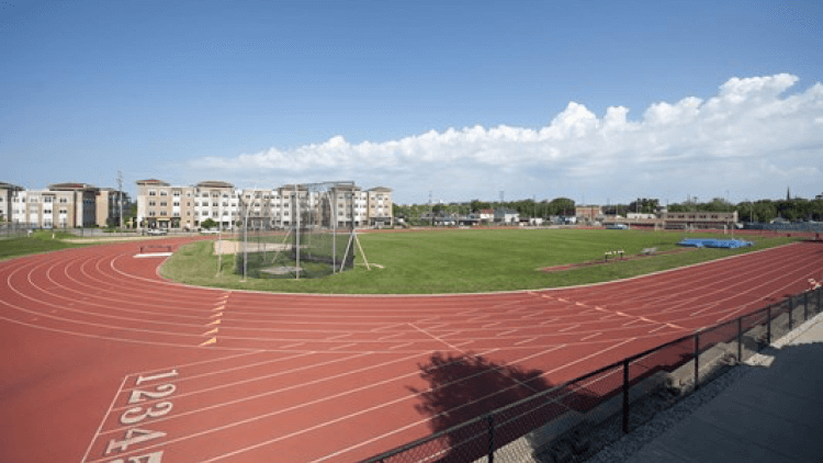 Dennis Punches Track and Field Complex